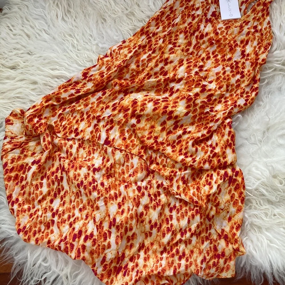 ALEXIS Silk Long Dress - Picture 4 of 8